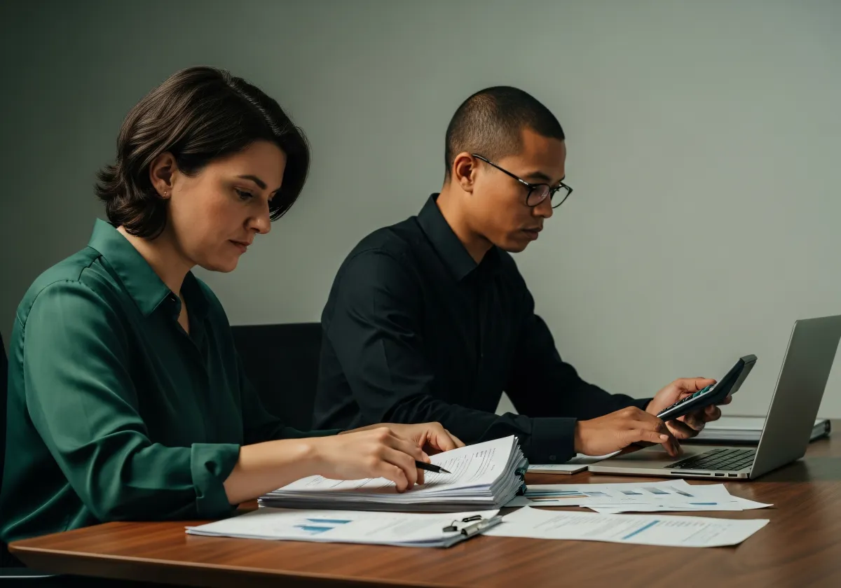 Software fiscal mostrando reporte contable